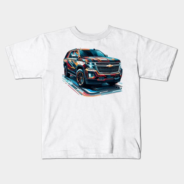 Chevrolet SUV Kids T-Shirt by Vehicles-Art